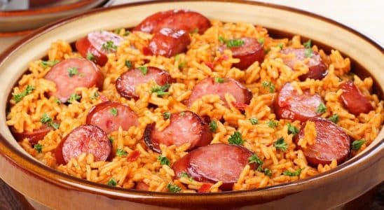 Arroz Com Linguiça