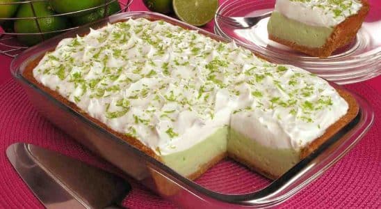 Torta De Limão Com Massa De Bolacha Maizena