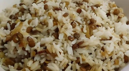 Arroz Com Lentilha