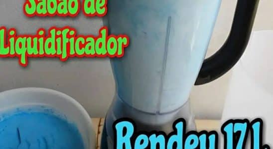 Sabão De Liquidificador