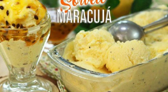 Sorvete Cremoso De Maracujá