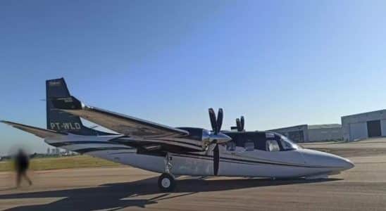 Avião Turbo Hélice Do Empresário Da Empresa Dallas Pousa De Bico Após Pane No Aeroporto De Sorocaba