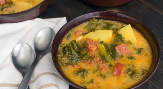 Sopa Portuguesa Com Couve