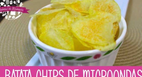 Batata Chips De Micro-Ondas