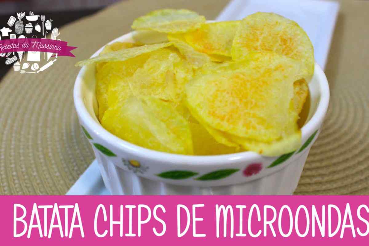 Batata Chips De Micro-Ondas