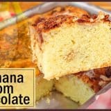 Bolo De Banana Com Chocolate