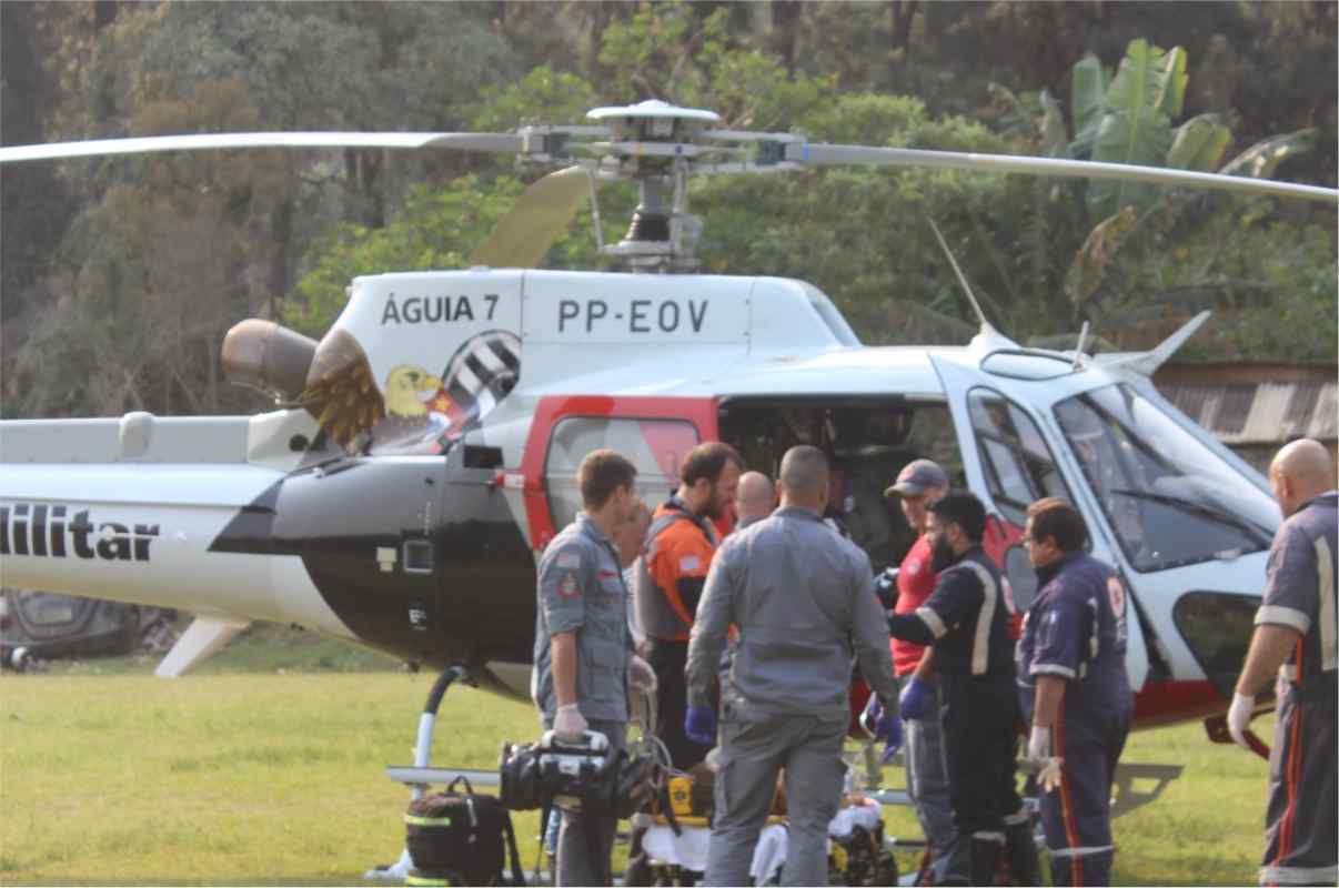 Bombeiros Acionam Helicóptero Para Socorrer Homem Que Caiu Em Poço De 23 Metros Em Mairinque