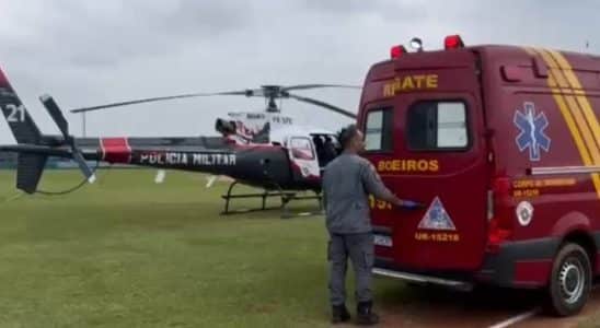 Agricultor É Socorrido Pelo Helicóptero Águia Da Polícia Militar Após Ser Esmagado Por Trator Em Ibiúna