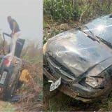 Carro Capota Na Temida Estrada Mario Covas Em Mairinque Sentido Dona Catarina