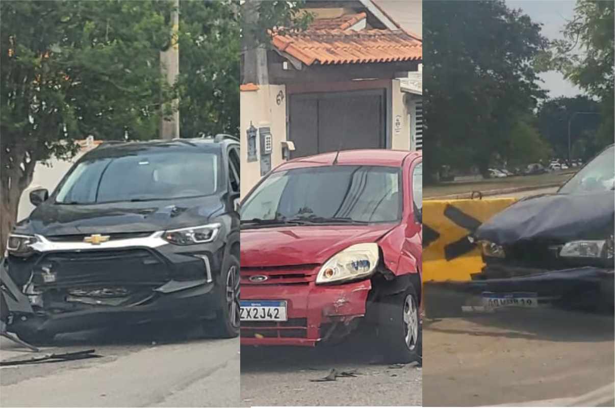 Carro Desgovernado Bate Em Carros Em Bairro De São Roque E Vai Parar Na Raposo Tavares