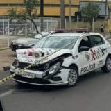 Policial Passa Mal E Bate Carro Da Polícia Militar Em São Carlos