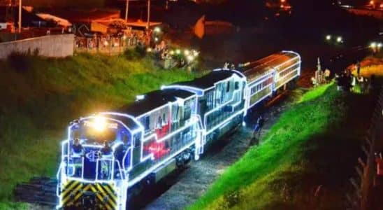 Trem De Natal Vai Realizar Passeios Noturnos Em Sorocaba Durante O Mês De Dezembro. Veja Como Levar As Crianças