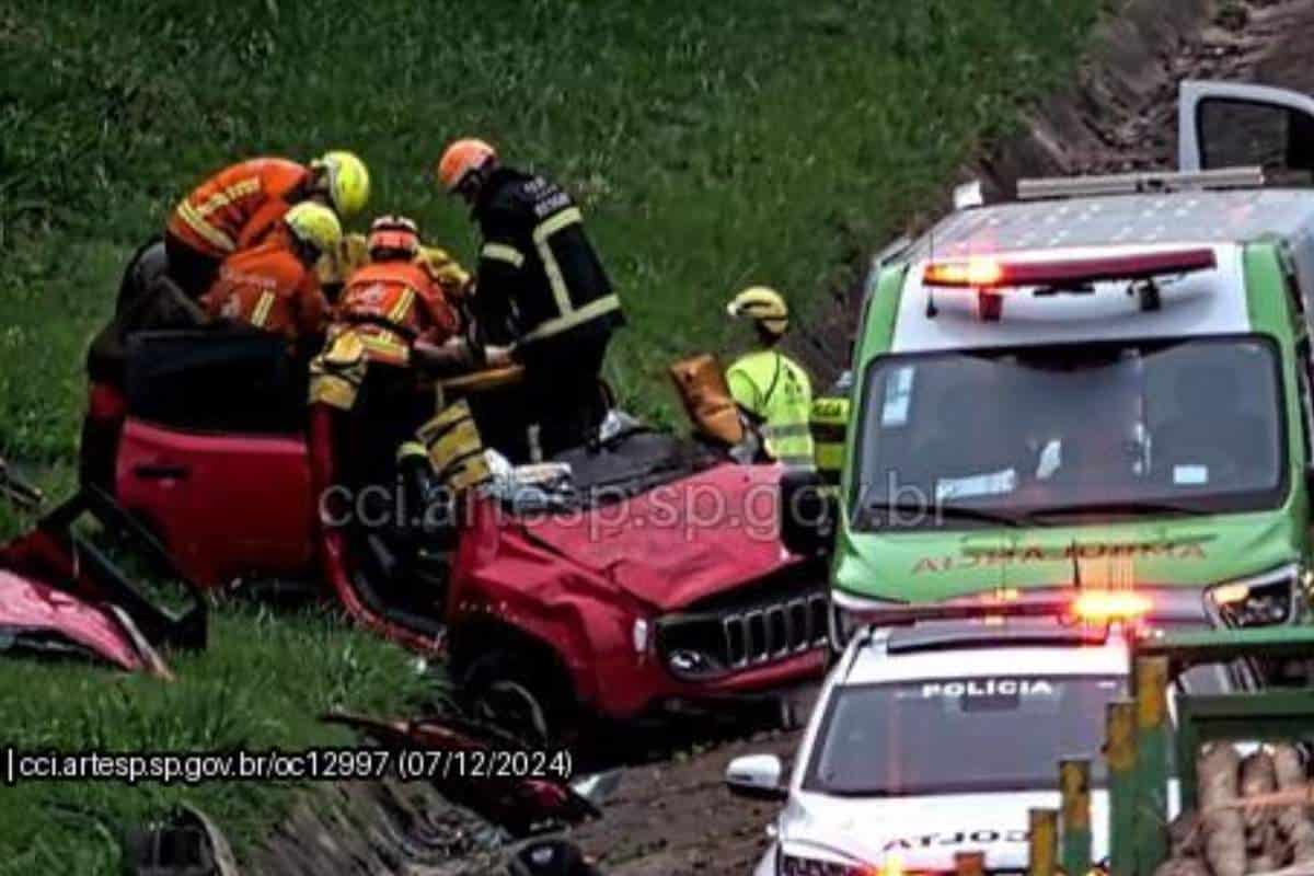 Grave Acidente Na Castelo Branco Em São Roque Deixa Vítima Em Estado Grave E Mobiliza Bombeiros