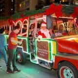 Trenzinho de natal leva crianças para passear em Mairinque de graça durante período de natal