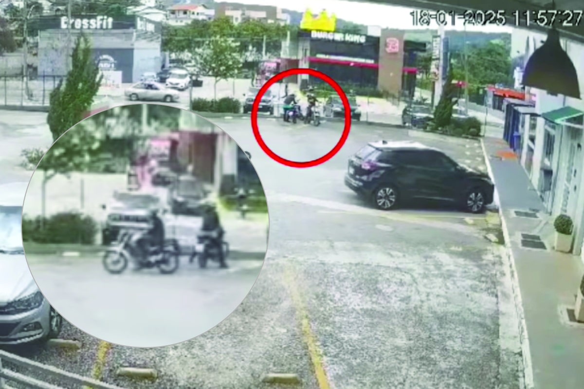 Criminosos Estão Atingindo Sem Limites Em São Roque E Furtam Moto Em Frente Ao Burger King