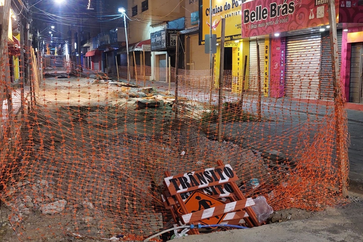 Obras De Reforma Do Calçadão De São Roque Estão Paradas E Geram Reclamações